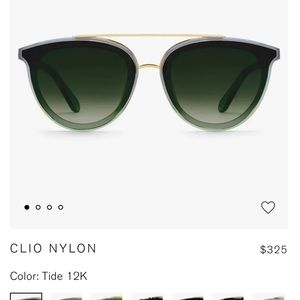 Krewe Clio Nylon Sunglasses Tide Color 12K